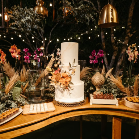 Vintage Gilded Evening Dessert Station & Banquet Template